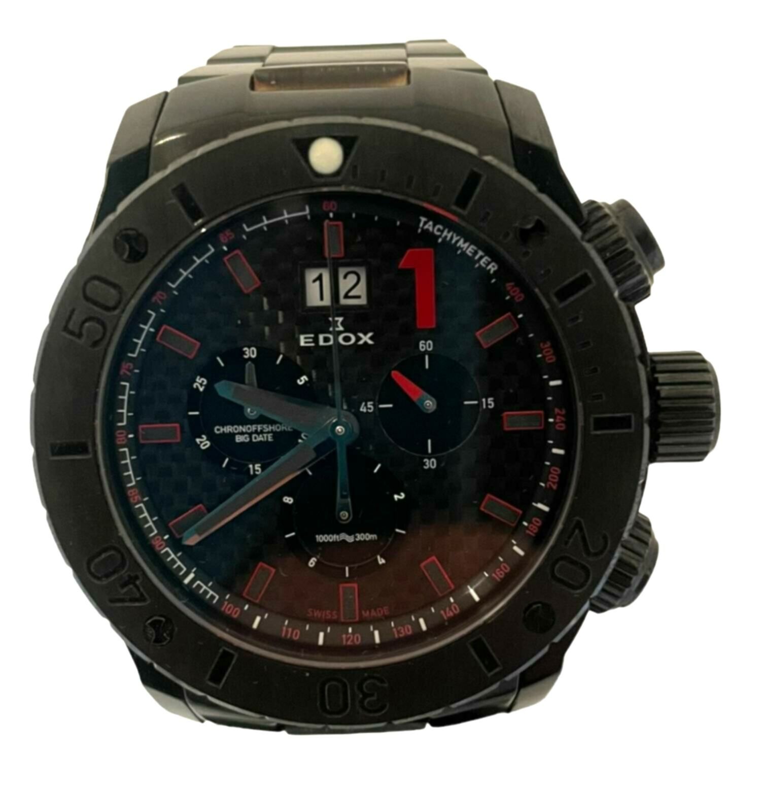 Edox ChronoffShore Big Date - Class 1 10020-37N-NRO