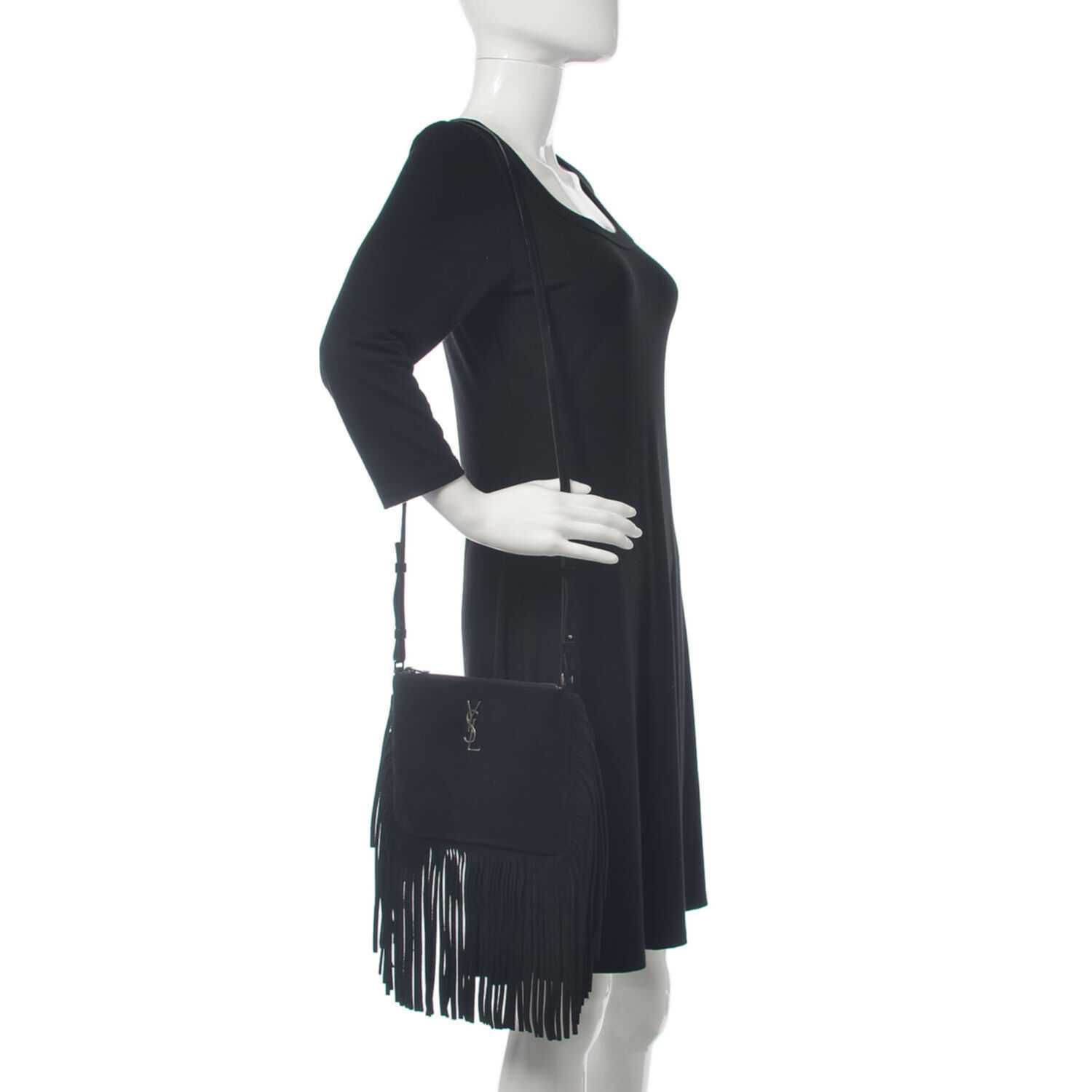 Yves Saint Laurent Suede Fringe Bag