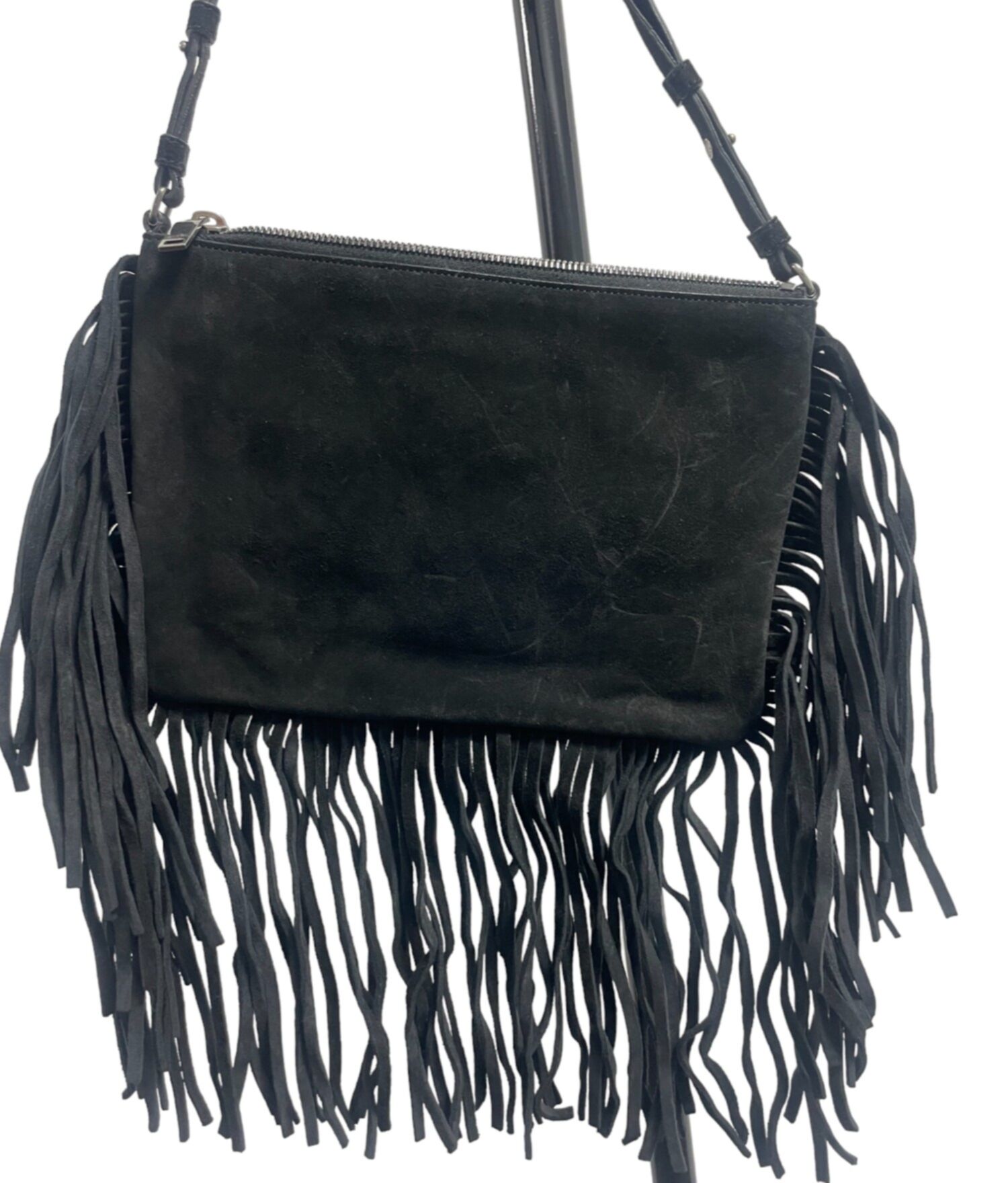 Yves Saint Laurent Suede Fringe Bag