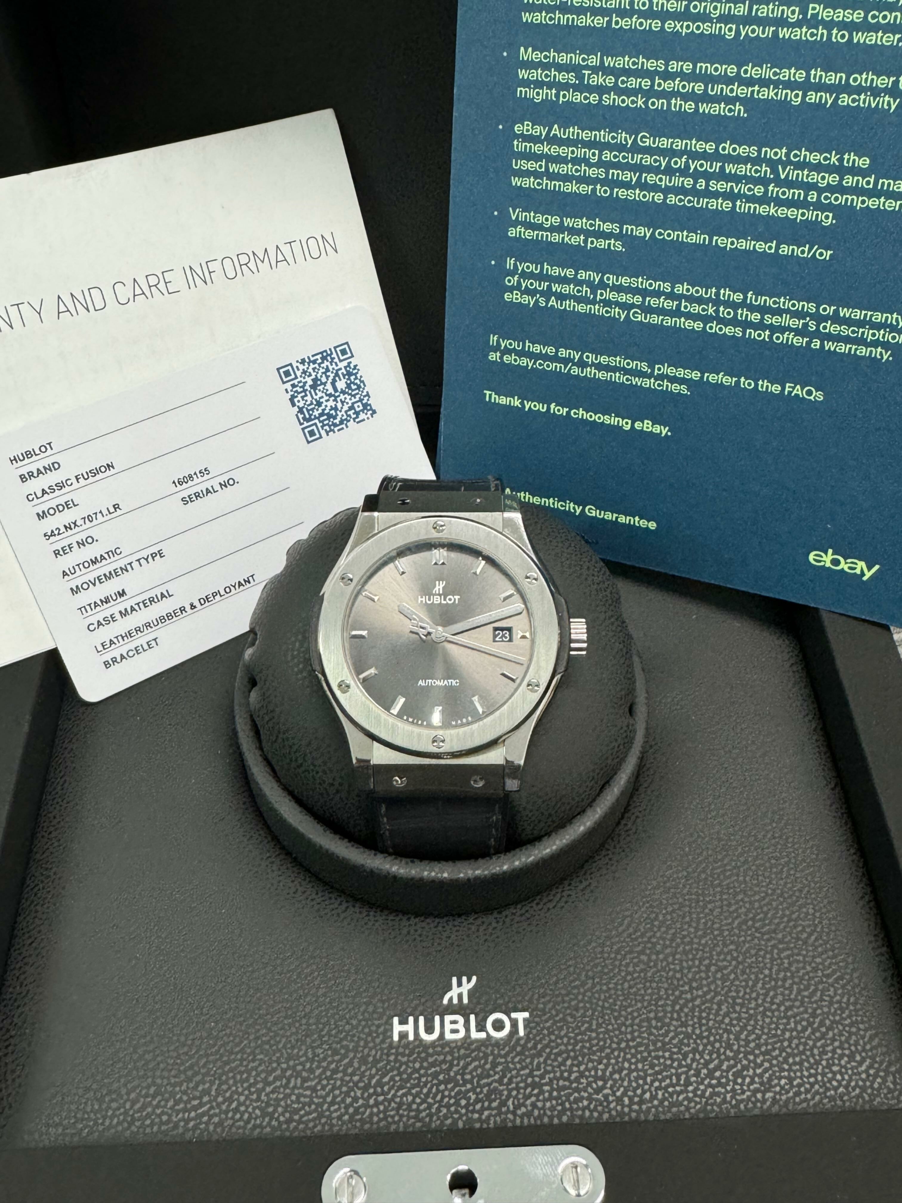 Hublot Classic Fusion 3 Agujas 542.NX.7071.LR