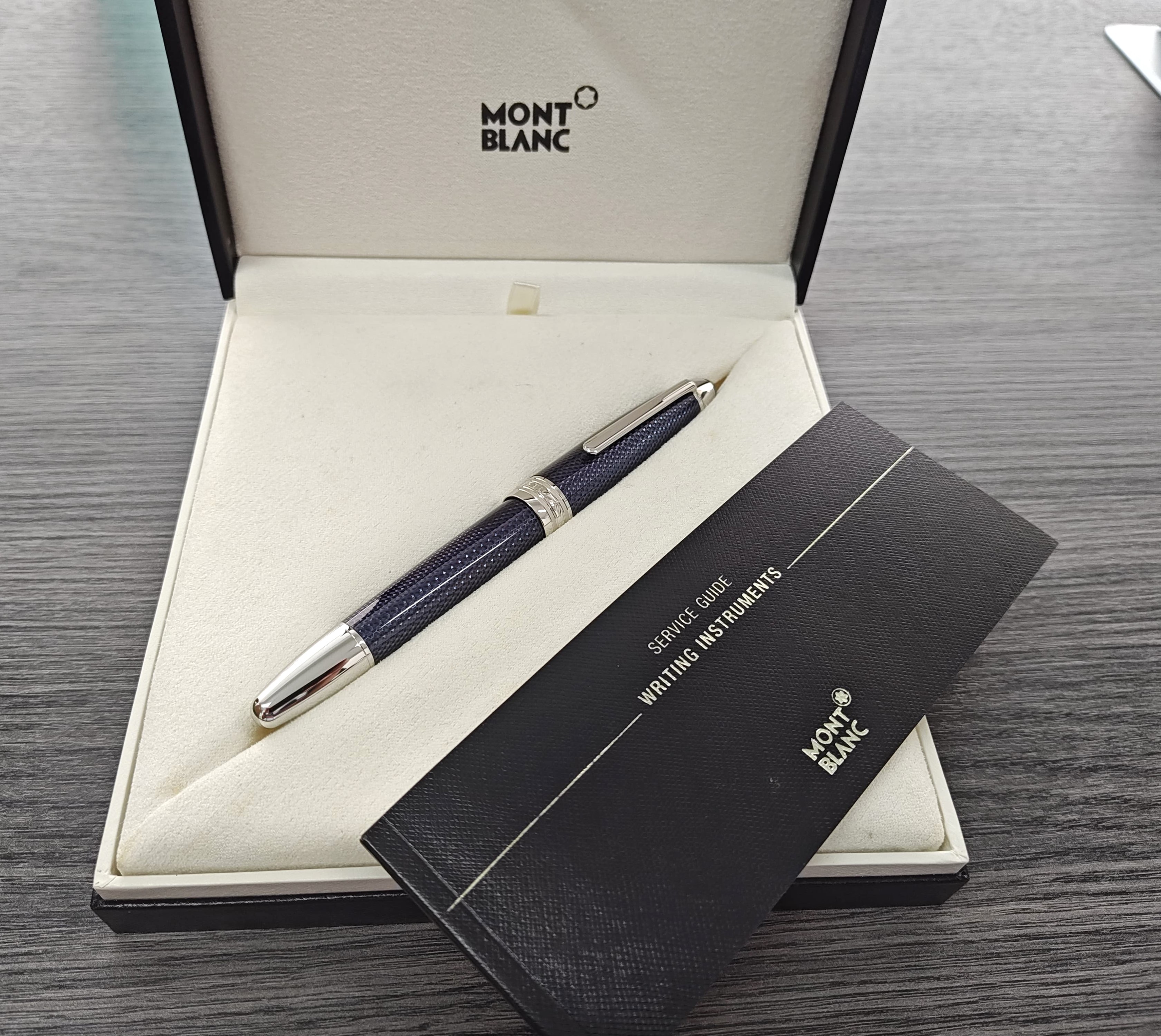 Montblanc Meisterstuck Solitaire Blue Hour Legrand Rollerball