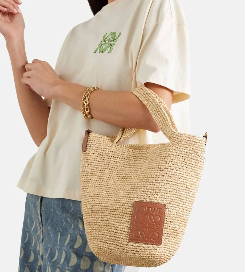 Loewe Mini Slit Rafia