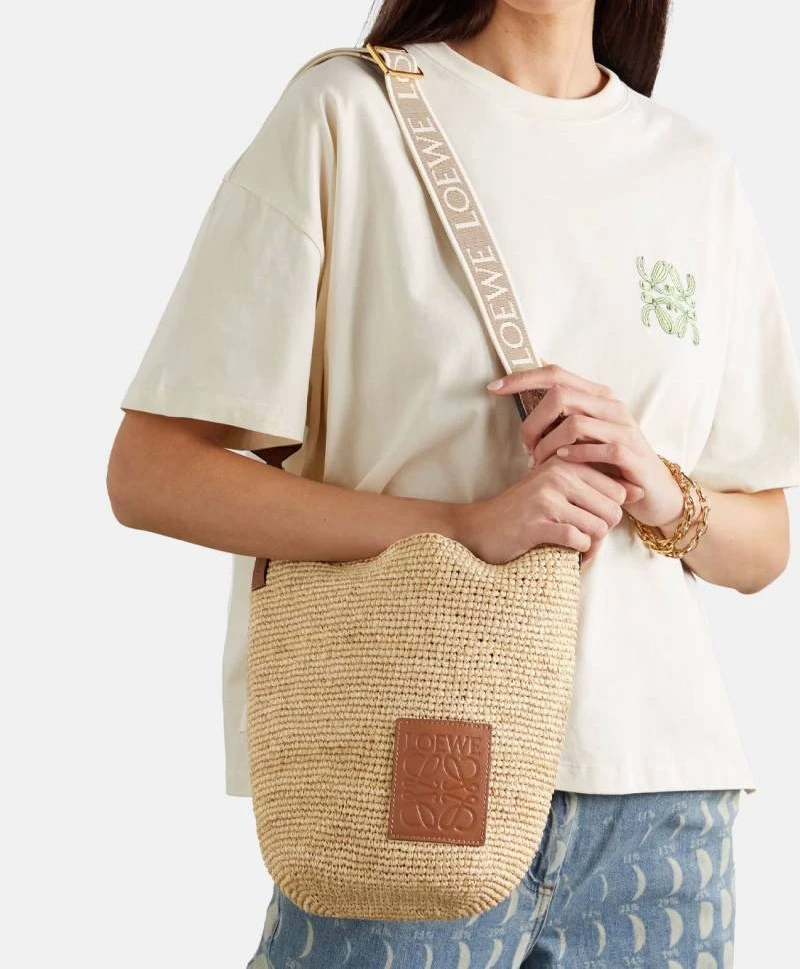 Loewe Mini Slit Rafia